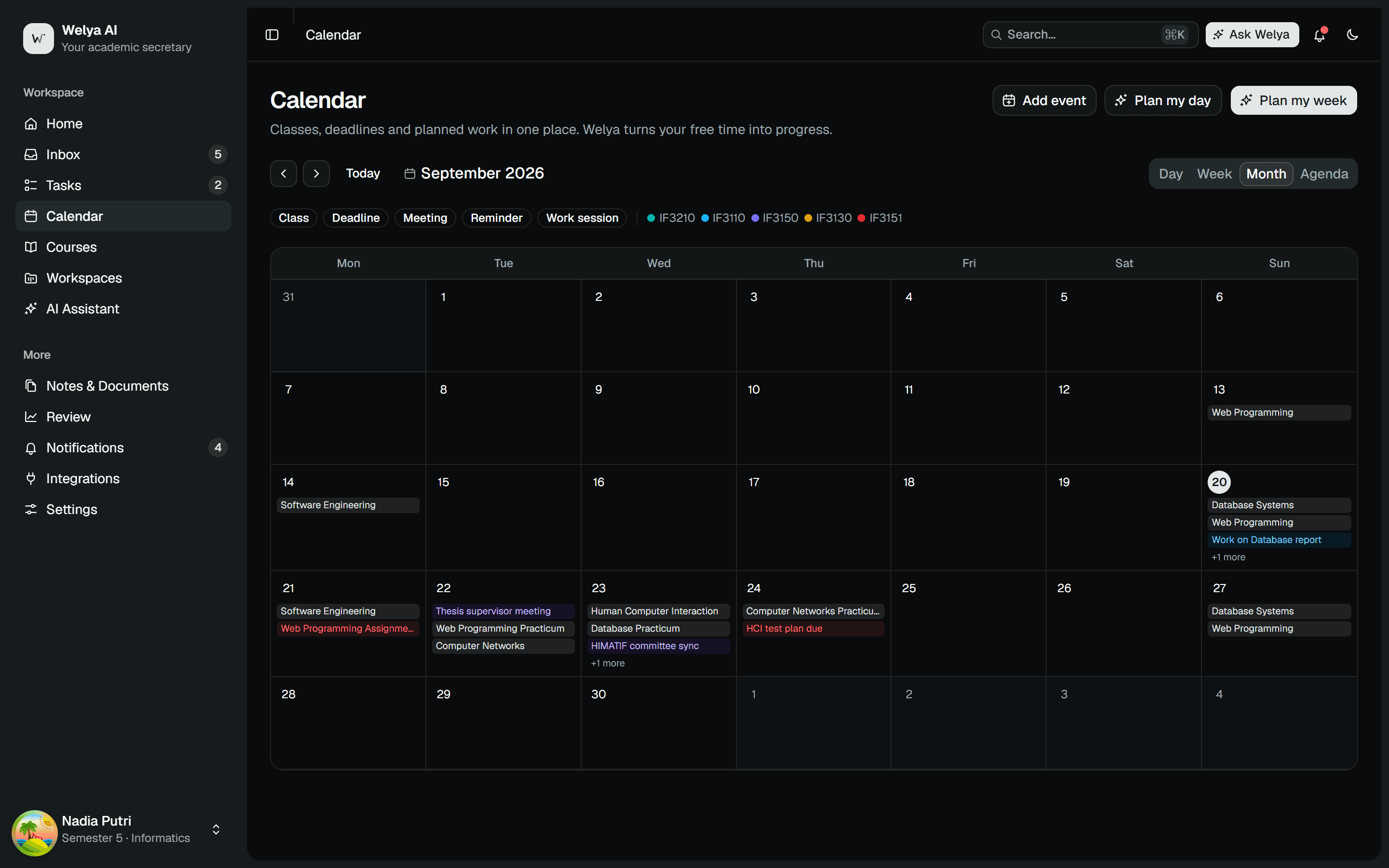 A calendar that knows when you can actually work